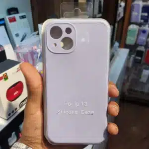 قاب سیلیکونی آیفون ۱۳ رنگ یاسی