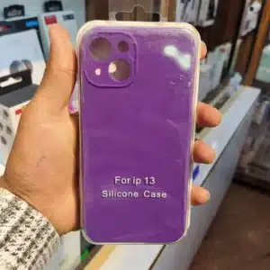 قاب سیلیکونی آیفون ۱۳ رنگ بنفش